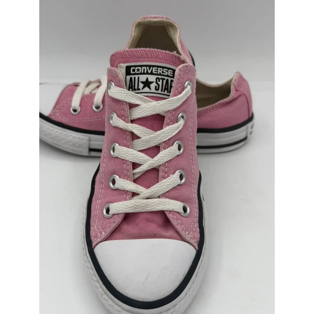 Converse All Star Shoe Youth Pink Chuck Taylor In Pink Canvas Size 1